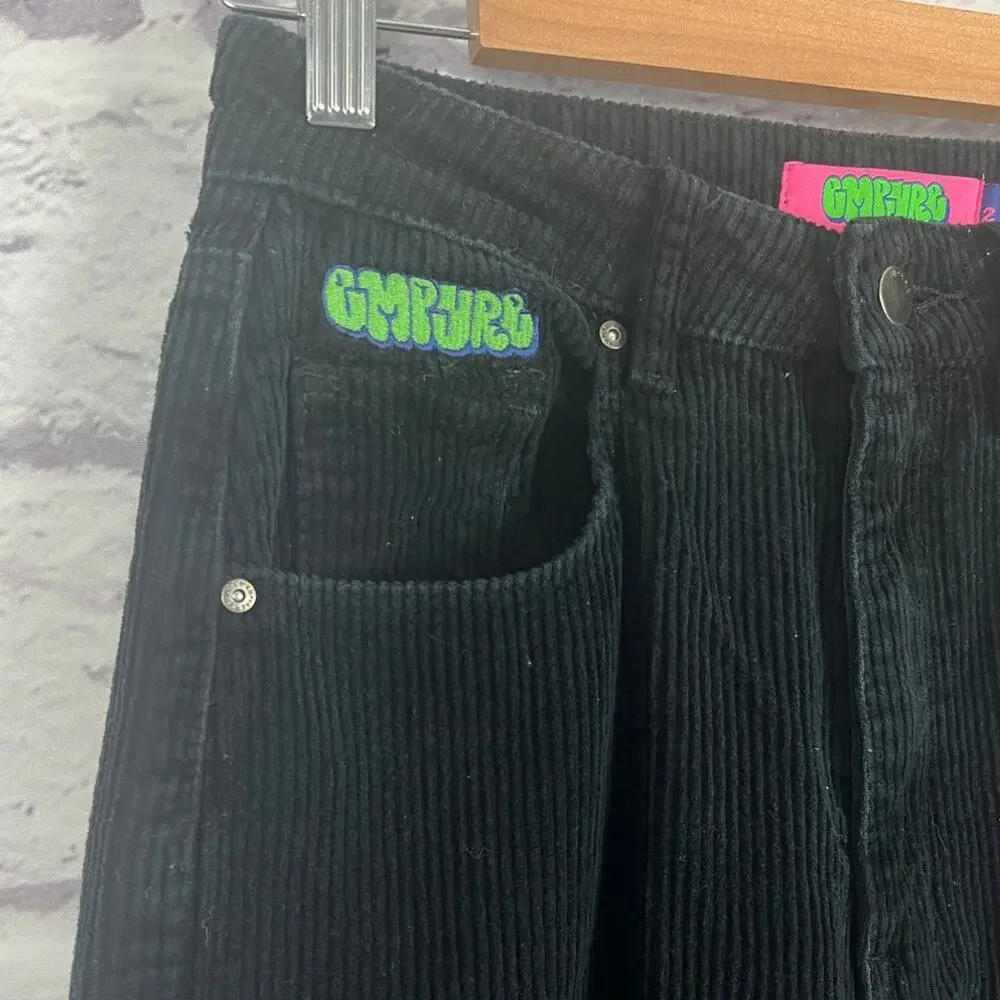 Empyre Women's 2 Grunge Streetwear Y2K Indie High Rise Tori‎ Corduroy Pants